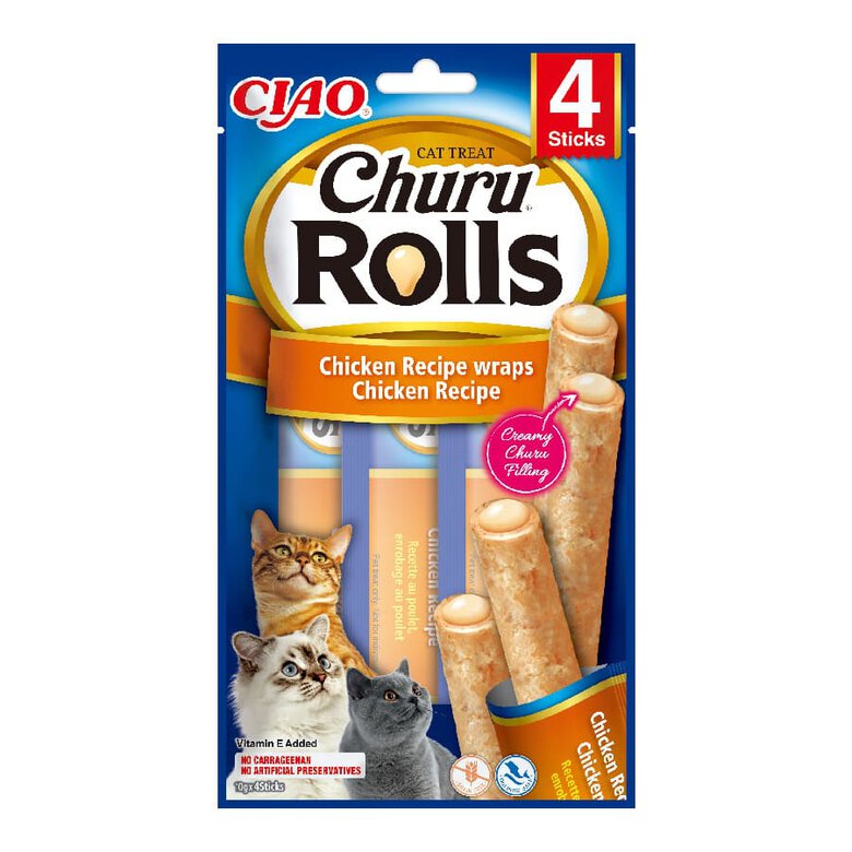 Churu Sticks Rolls de Pollo para gatos, , large image number null